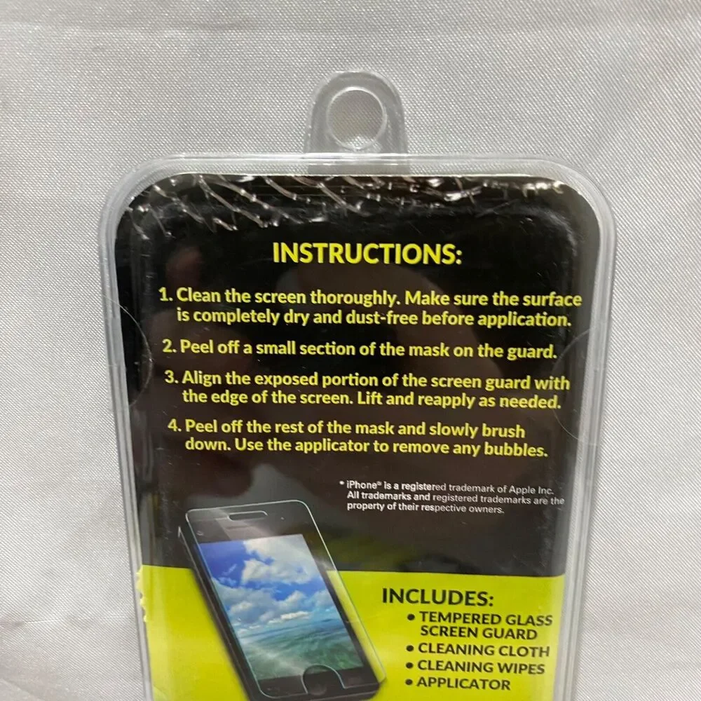 Shatter Resistant Tempered Glass Screen Protector For iPhone 6 6S 7 And 8